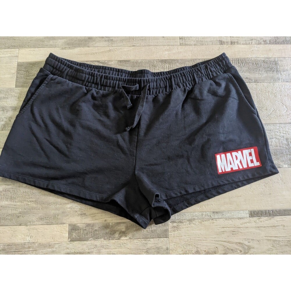 Marvel Comics Superhero Casual Black Shorts Size XXXL